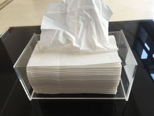 Коробки держателя салфетки OEM распределитель коробки ткани ясной акриловой пластиковый