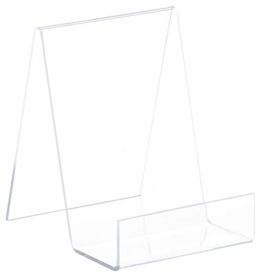 Плоская спина выставочной витрины мольберта ясности Plymor акриловая с 3,5&quot; уступ коробки